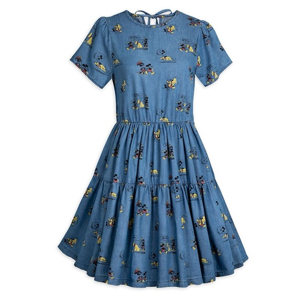 Her Universe Dresses & Skirts - Disney Her Universe Mickey & Friends Chambray Dress Adults Blue Size XL